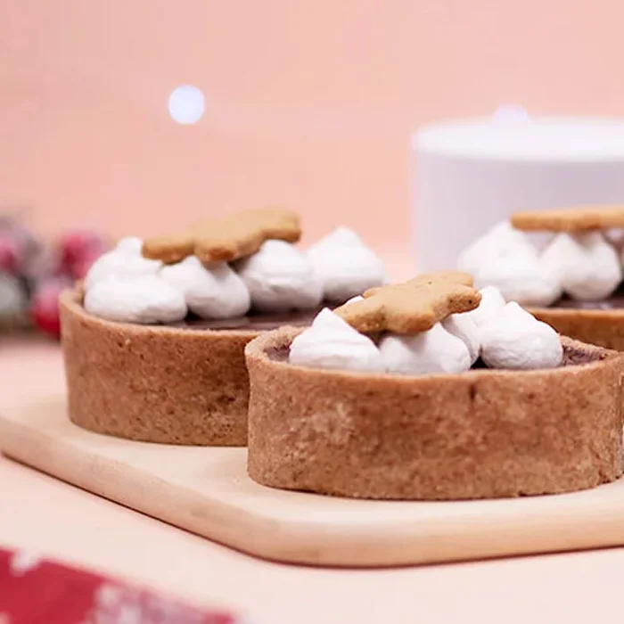 Tartas de jengibre y chocolate